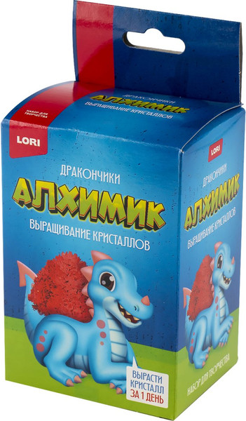 Изображение товара Набор для выращивания кристаллов Lori Алхимик. Голубой дракончик / Крп-024
