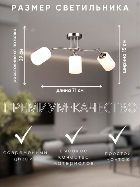 Изображение товара Спот Aitin-Pro НПБ 02-3x60-101 / N6410/3 (титан)