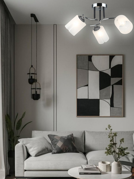 Изображение товара Люстра Aitin-Pro НПБ 02-3x60-101 / K2180/3 (черный/хром)