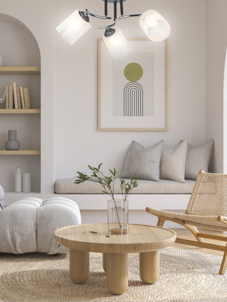 Изображение товара Люстра Aitin-Pro НПБ 02-3x60-101 / K2180/3 (черный/хром)