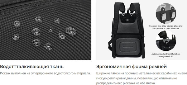 Изображение товара Рюкзак Ninebot Multifunctional Backpack