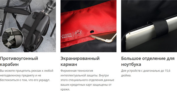 Изображение товара Рюкзак Ninebot Multifunctional Backpack