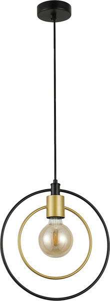 Изображение товара Потолочный светильник ESCADA 1162/1S (черный/золото)