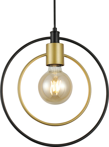 Изображение товара Потолочный светильник ESCADA 1162/1S (черный/золото)