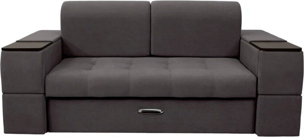 Изображение товара Диван Сириус Лидер-13 ППУ 215x110 (Eva 24 велюр темно-серый)