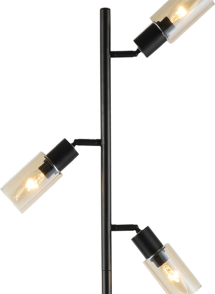 Изображение товара Торшер ESCADA 10172/T (черный/янтарь)