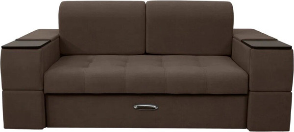 Изображение товара Диван Сириус Лидер-13 ППУ 215x110 (Eva 26 велюр коричневый)