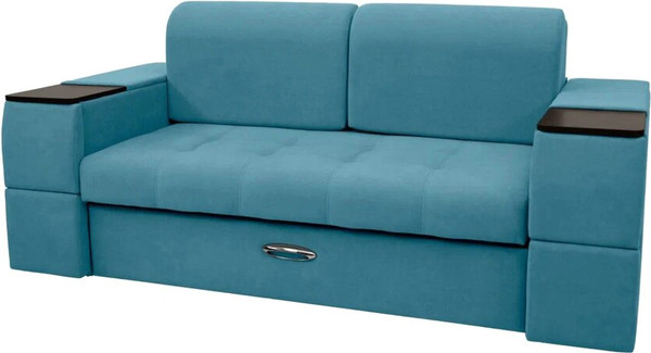 Изображение товара Диван Сириус Лидер-13 ППУ 215x110 (Eva 29 велюр голубой)