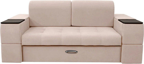 Изображение товара Диван Сириус Лидер-13 НПБ 215x110 (Eva 01 велюр белый)