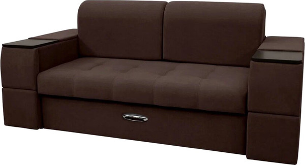 Изображение товара Диван Сириус Лидер-13 НПБ 215x110 (Eva 04 велюр темно-коричневый)