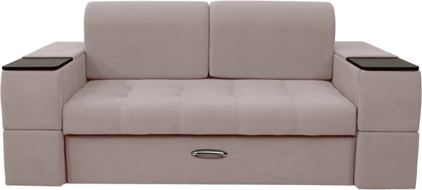 Изображение товара Диван Сириус Лидер-13 НПБ 215x110 (Eva 05 велюр светло-бежевый)