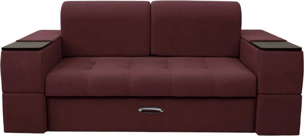 Изображение товара Диван Сириус Лидер-13 НПБ 215x110 (Eva 15 велюр темно-бордовый)