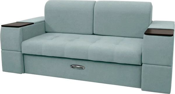 Изображение товара Диван Сириус Лидер-13 НПБ 215x110 (Eva 25 велюр светло-зеленый)