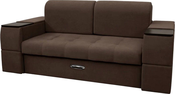 Изображение товара Диван Сириус Лидер-13 НПБ 215x110 (Eva 27 велюр коричневый )