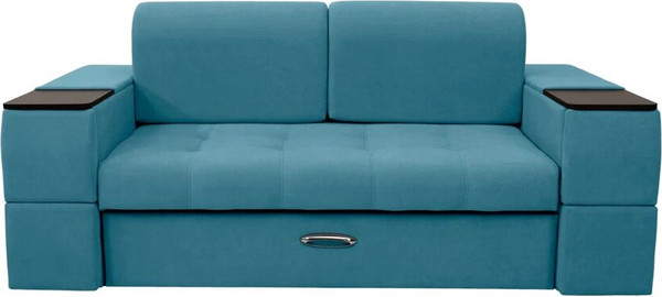 Изображение товара Диван Сириус Лидер-13 НПБ 215x110 (Eva 29 велюр голубой)