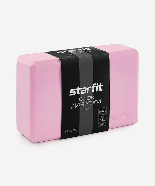 Изображение товара Блок для йоги Starfit YB-200 (розовый пастель.)