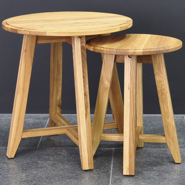 Изображение товара Комплект журнальных столиков Dipriz Д.7579 (2шт, дуб/масло)