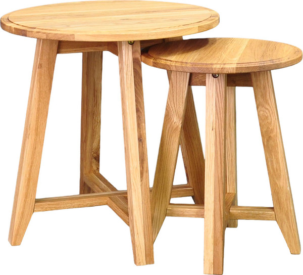 Изображение товара Комплект журнальных столиков Dipriz Д.7579 (2шт, дуб/масло)