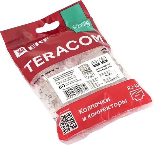 Изображение товара Коннектор EKF Teracom TRC-PLUG-5EUTP-50