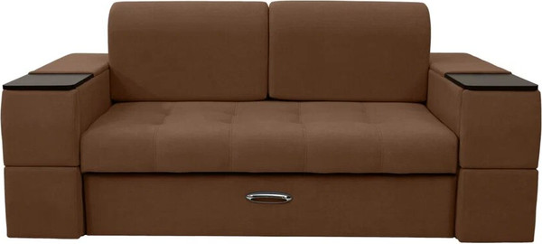 Изображение товара Диван Сириус Лидер-13 ППУ 215x110 (Eva 03 велюр светло-коричневый)