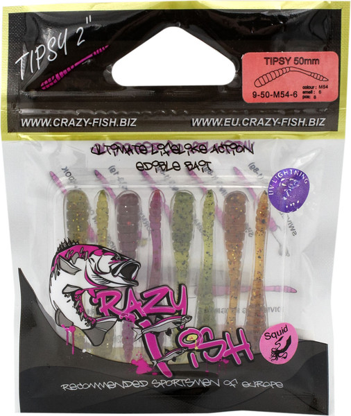 Изображение товара Мягкая приманка Crazy Fish Tipsy 2 / 9-50-M54-6