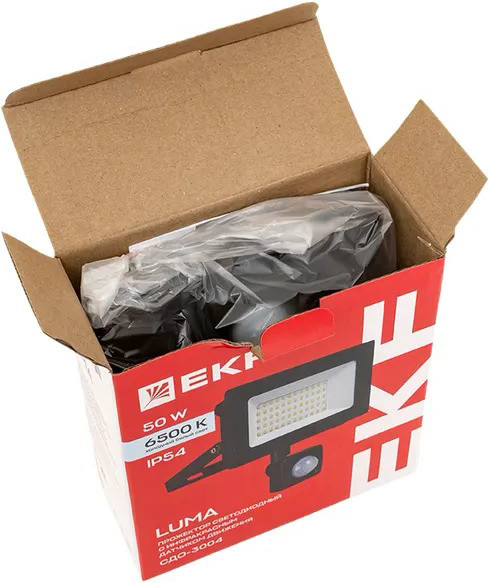 Изображение товара Прожектор EKF СДО-3004 50Вт 6500К IP54 / FLL-3004-50D-6500