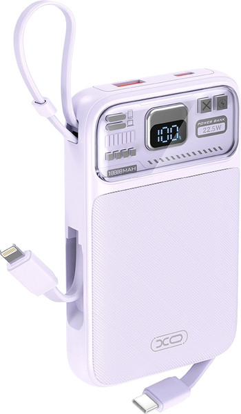 Изображение товара Портативное зарядное устройство XO PR243 10000mAh (фиолетовый)