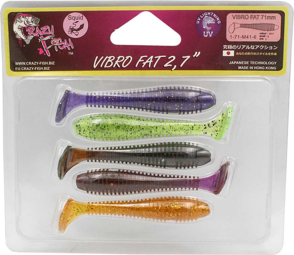 Изображение товара Мягкая приманка Crazy Fish Vibro fat 2.7 / 1-71-M41-6