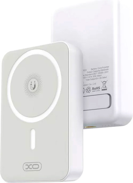 Изображение товара Портативное зарядное устройство XO PR231 10000mAh (белый)