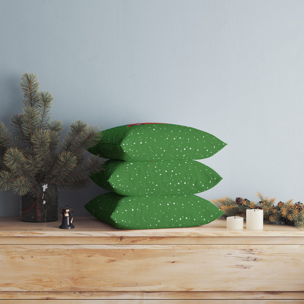 Изображение товара Наволочка декоративная Samsara Home Машинка на зеленом 4040Нг-5