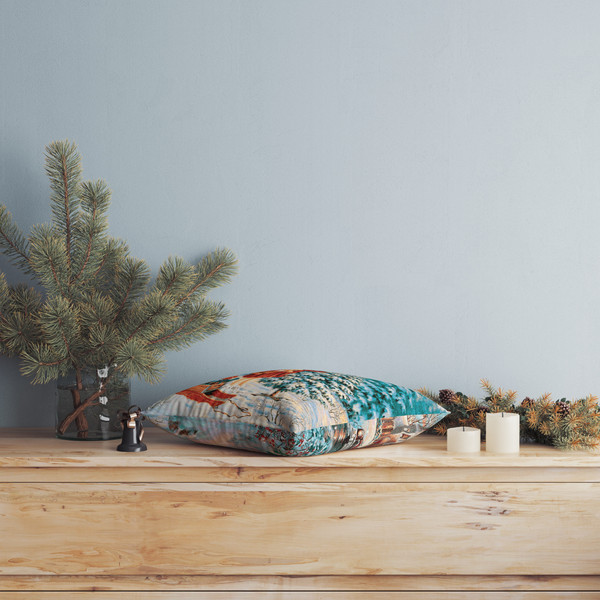Изображение товара Подушка декоративная Samsara Home Девочка у елки 4040Нг-1а