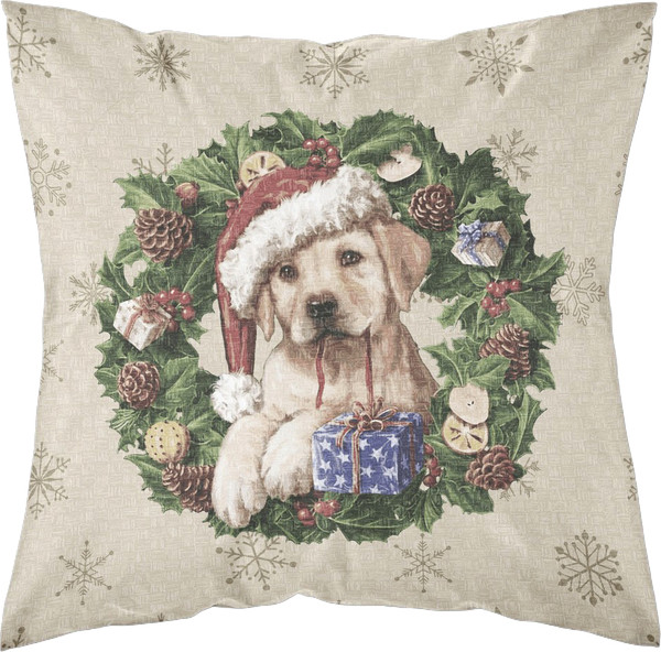 Изображение товара Подушка декоративная Samsara Home Песик в венке Пд4040Нг-12а