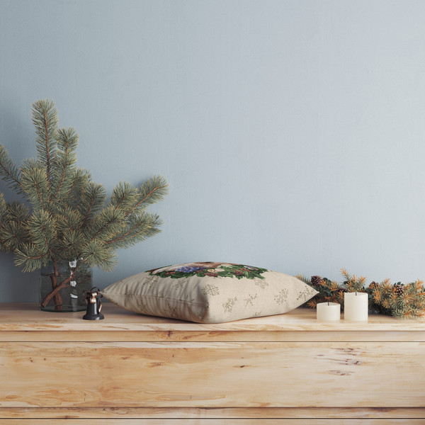 Изображение товара Подушка декоративная Samsara Home Песик в венке Пд4040Нг-12а