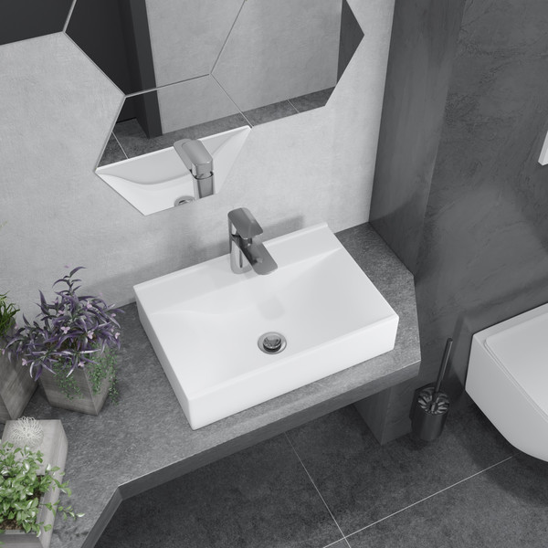 Изображение товара Умывальник Lauter 21887B + клапан 21190G