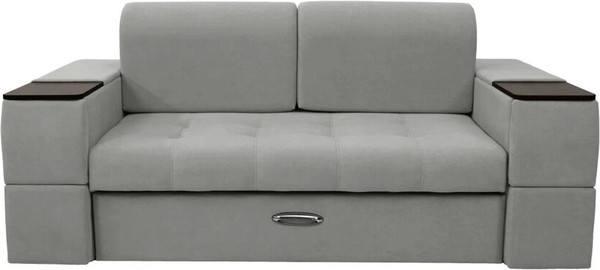 Изображение товара Диван Сириус Лидер-13 ППУ 215x110 (Eva 08 велюр светло-серый)