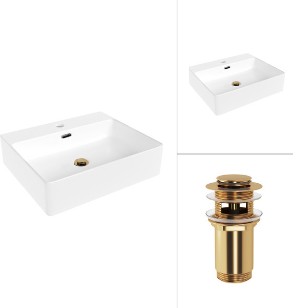 Изображение товара Умывальник Lauter 21478 + клапан 21190G
