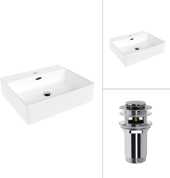 Изображение товара Умывальник Lauter 21478 + клапан 21190CH