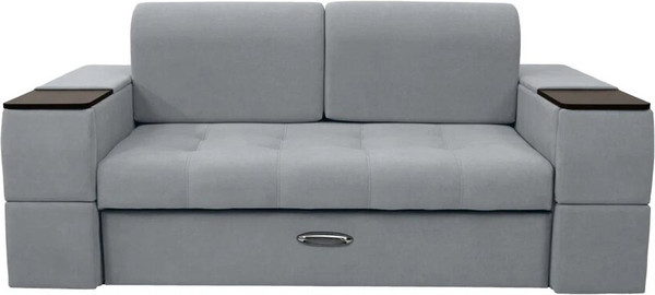 Изображение товара Диван Сириус Лидер-13 ППУ 215x110 (Eva 09 велюр светло-серый)