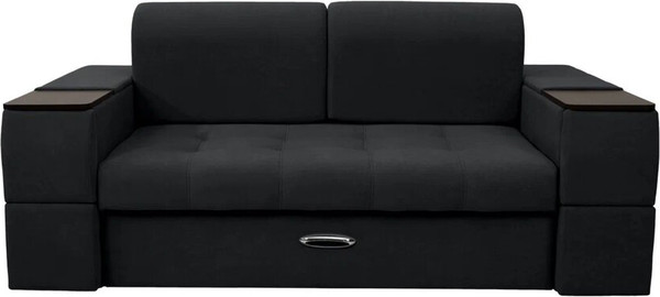 Изображение товара Диван Сириус Лидер-13 ППУ 215x110 (Eva 11 велюр черный)