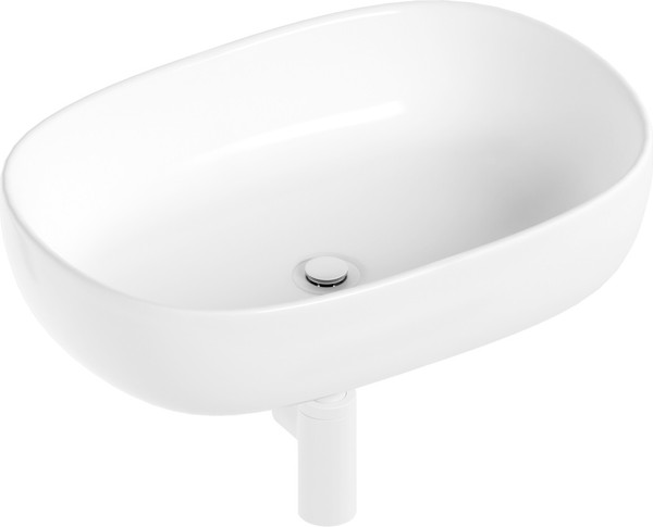 Изображение товара Умывальник Lauter 21836 + клапан 21190W + сифон 21635W (белый матовый)