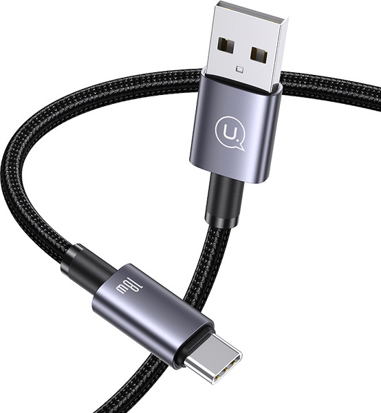 Изображение товара Кабель Usams Sufeng US-SJ663 Type-C (1.2м, черный)