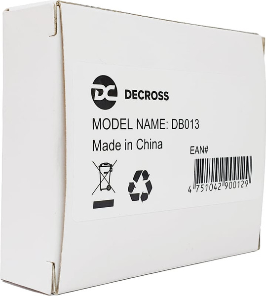 Изображение товара Аккумуляторная батарея для рации Decross NiMH DB013 1300mA / DC0080206001000