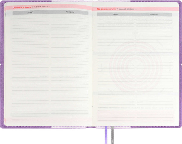 Изображение товара Ежедневник Escalada Шеврет 2025 / 67059 (128л, сиреневый)