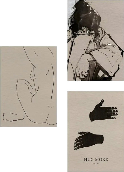 Изображение товара Постеры Citydecor Body 1 (3шт, 21x30)