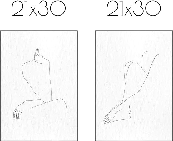 Изображение товара Постеры Citydecor Body 7 (2шт, 21x30)