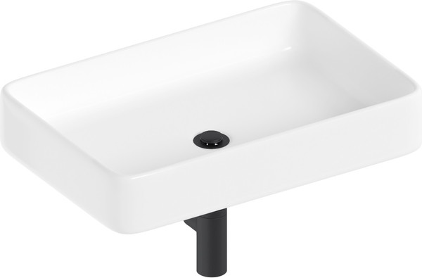 Изображение товара Умывальник Lauter 21842 + клапан 21190B + сифон 21635B (черный матовый)