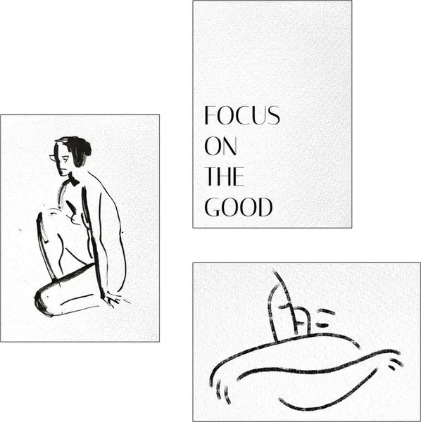 Изображение товара Постеры Citydecor Body 8 (3шт, 21x30)