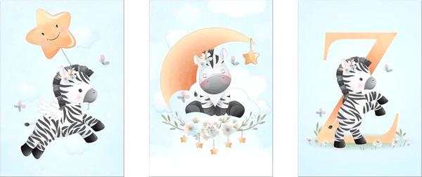 Изображение товара Постеры Citydecor Детская 1 (3шт, 21x30)