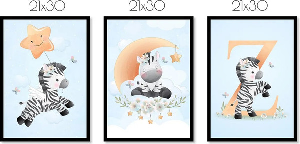 Изображение товара Постеры Citydecor Детская 1 (3шт, 21x30)