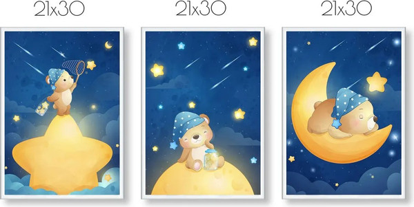 Изображение товара Постеры Citydecor Детская 2 (3шт, 21x30)